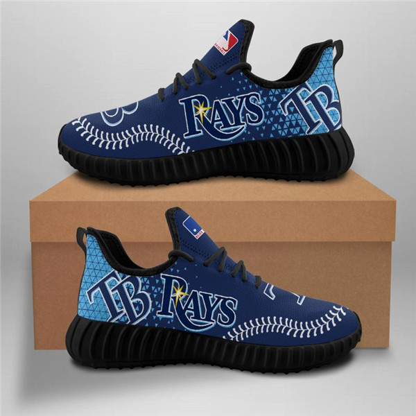 Men's Tampa Bay Rays Mesh Knit Sneakers/Shoes 001