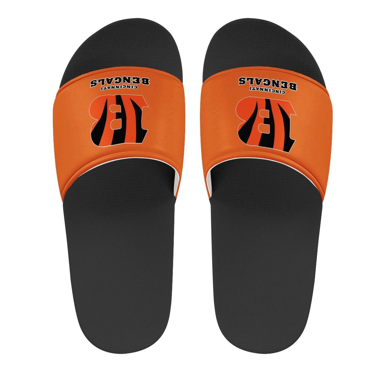 Men's Cincinnati Bengals Flip Flops 001 Men's Cincinnati Bengals Flip Flops 001