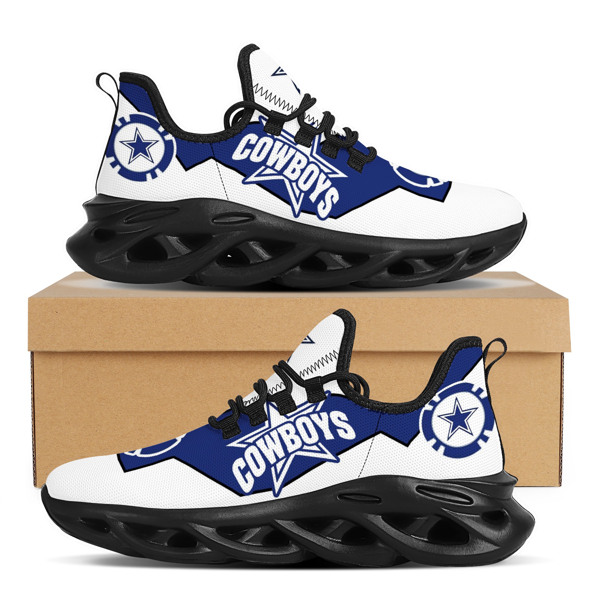 Women's Dallas Cowboys Flex Control Sneakers 003 Women's Dallas Cowboys Flex Control Sneakers 003