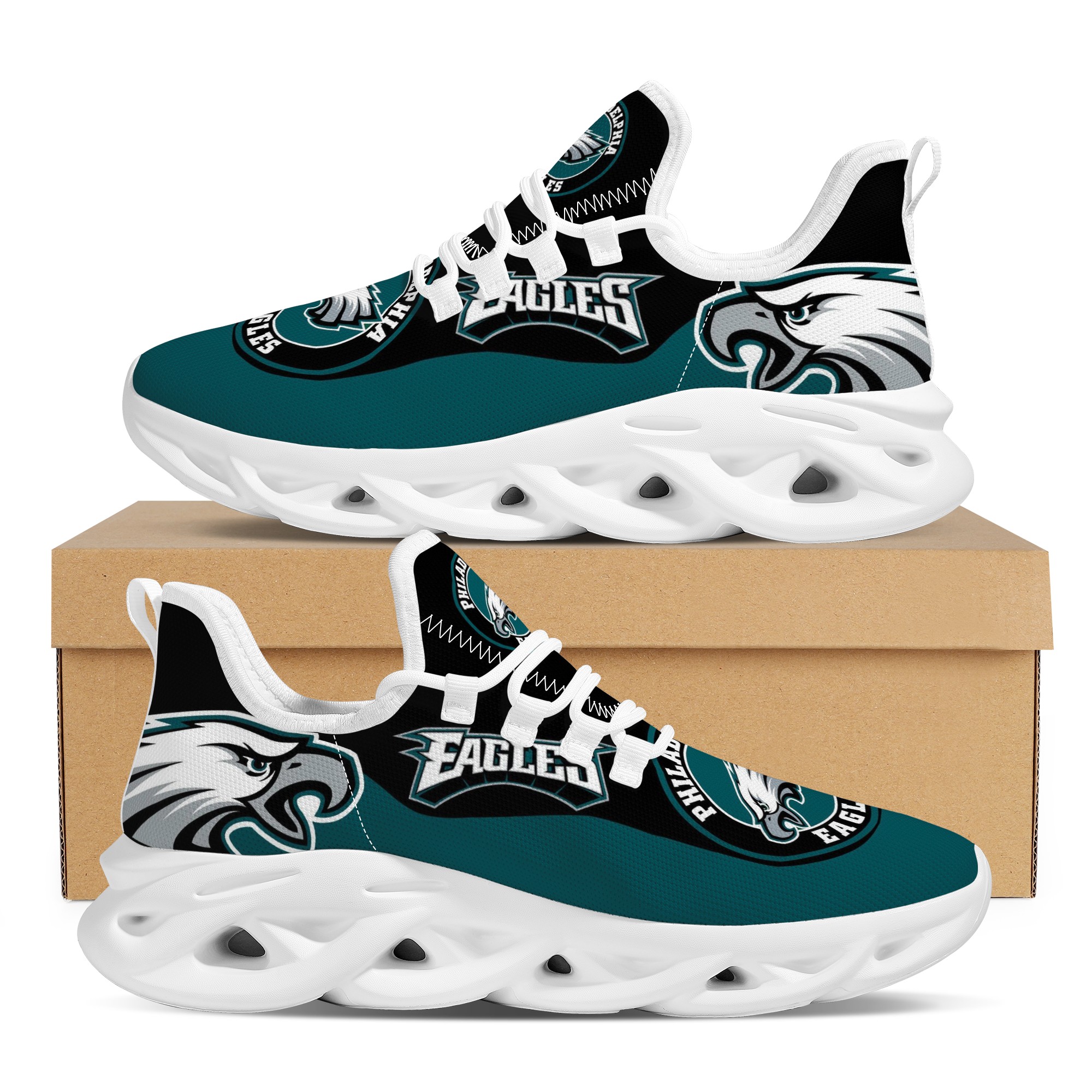 Women's Philadelphia Eagles Flex Control Sneakers 002 Women's Philadelphia Eagles Flex Control Sneakers 002