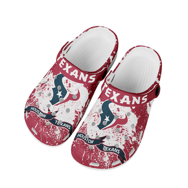 Men's Houston Texans Bayaband Clog Shoes 003 Men's Houston Texans Bayaband Clog Shoes 003