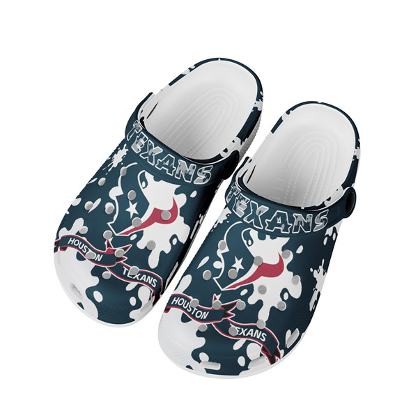 Men's Houston Texans Bayaband Clog Shoes 002 Men's Houston Texans Bayaband Clog Shoes 002