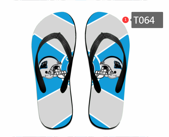 All Sizes Carolina Panthers Flip Flops T064(Pls check description for details) All Sizes Carolina Panthers Flip Flops T064(Pls check description for details)