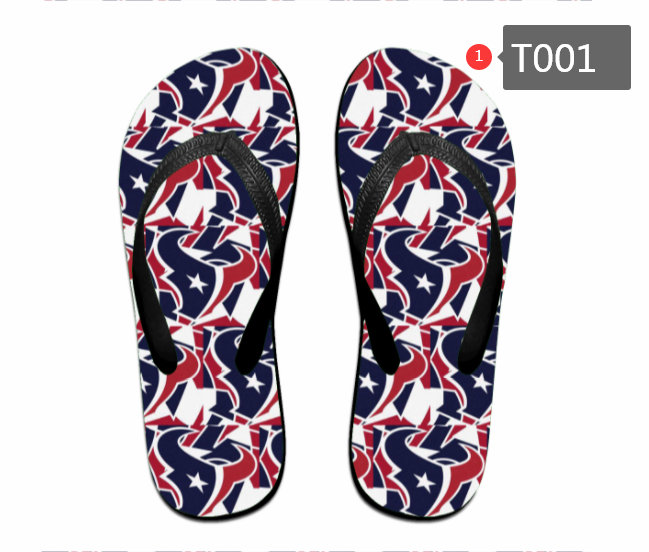 All Sizes Houston Texans Flip Flops T001(Pls check description for details) All Sizes Houston Texans Flip Flops T001(Pls check description for details)