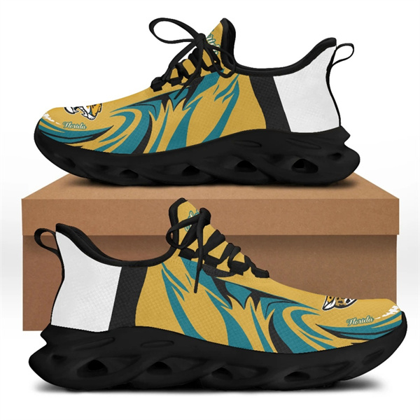 Women's Jacksonville Jaguars Flex Control Sneakers 003 Women's Jacksonville Jaguars Flex Control Sneakers 003