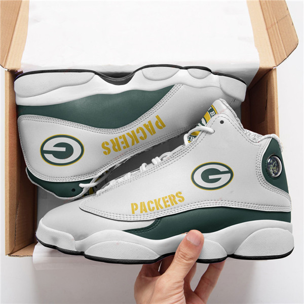 Men's Green Bay Packers Limited Edition JD13 Sneakers 001 Men's Green Bay Packers Limited Edition JD13 Sneakers 001