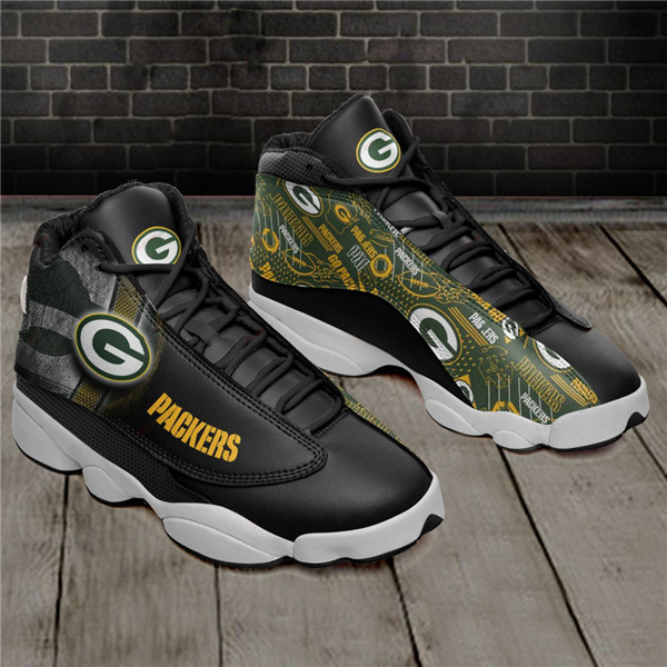Men's Green Bay Packers Limited Edition JD13 Sneakers 004 Men's Green Bay Packers Limited Edition JD13 Sneakers 004