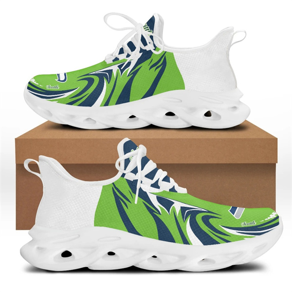 Men's Seattle Seahawks Flex Control Sneakers 008 Men's Seattle Seahawks Flex Control Sneakers 008
