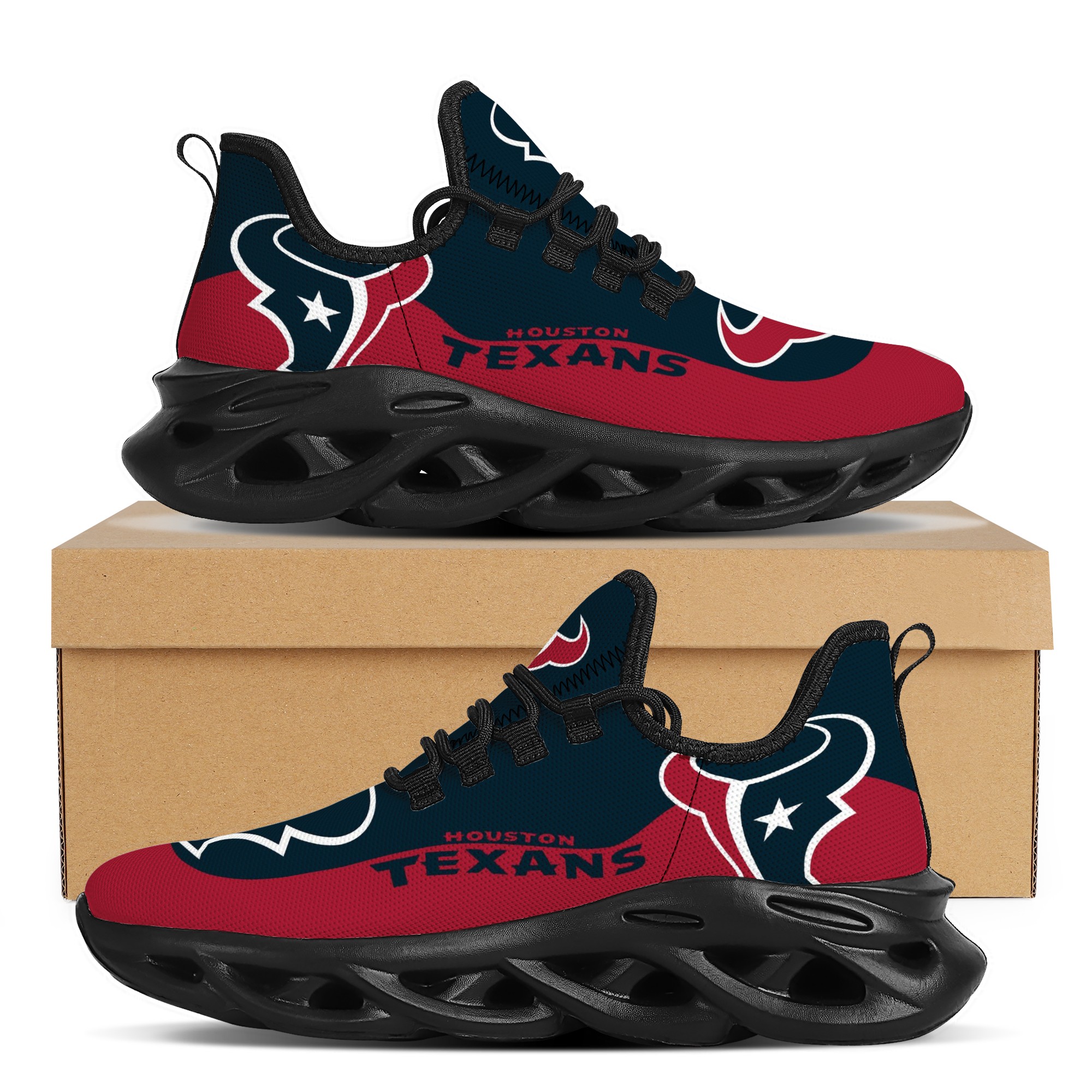 Women's Houston Texans Flex Control Sneakers 001 Women's Houston Texans Flex Control Sneakers 001