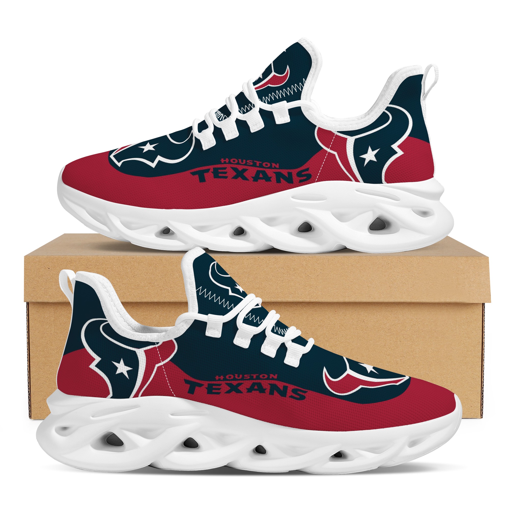 Women's Houston Texans Flex Control Sneakers 002 Women's Houston Texans Flex Control Sneakers 002