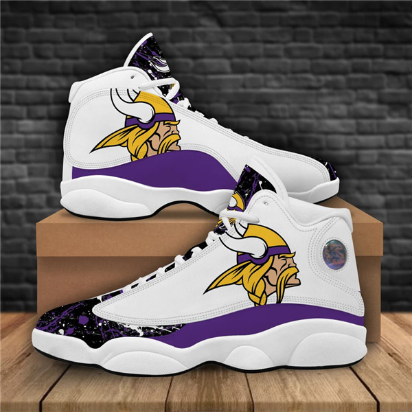 Men's Minnesota Vikings Limited Edition JD13 Sneakers 001