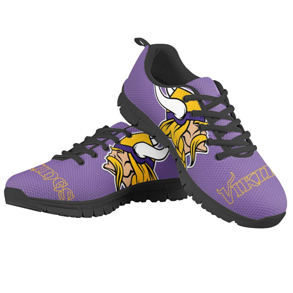 Men's Minnesota Vikings AQ Running NFL Shoes 016 Men's Minnesota Vikings AQ Running NFL Shoes 016