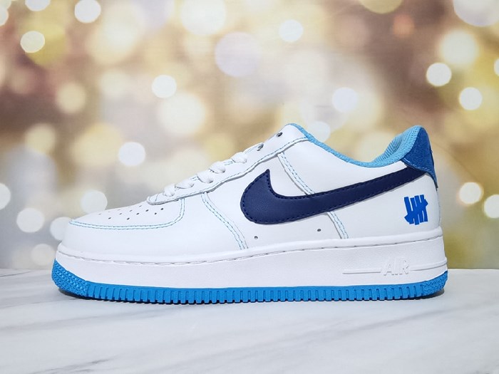 Women's Air Force 1 White/Blue Shoes 0177 Women's Air Force 1 White/Blue Shoes 0177