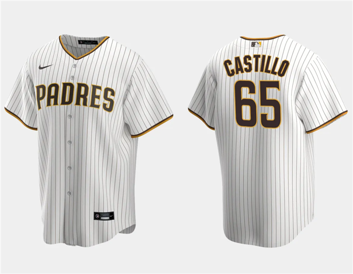 Men's San Diego Padres #65 José Castillo White Cool Base Stitched Jersey Men's San Diego Padres #65 José Castillo White Cool Base Stitched Jersey