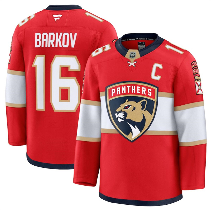 Men's Florida Panthers Active Player Custom Red 2024-25 Home Stitched Hockey Jersey Men's Florida Panthers Active Player Custom Red 2024-25 Home Stitched Hockey Jersey