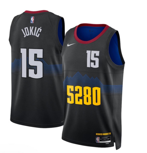 Women's Denver Nuggets Active Player Custom Black 2023 City Edition Stitched Basketball Jersey Women's Denver Nuggets Active Player Custom Black 2023 City Edition Stitched Basketball Jersey