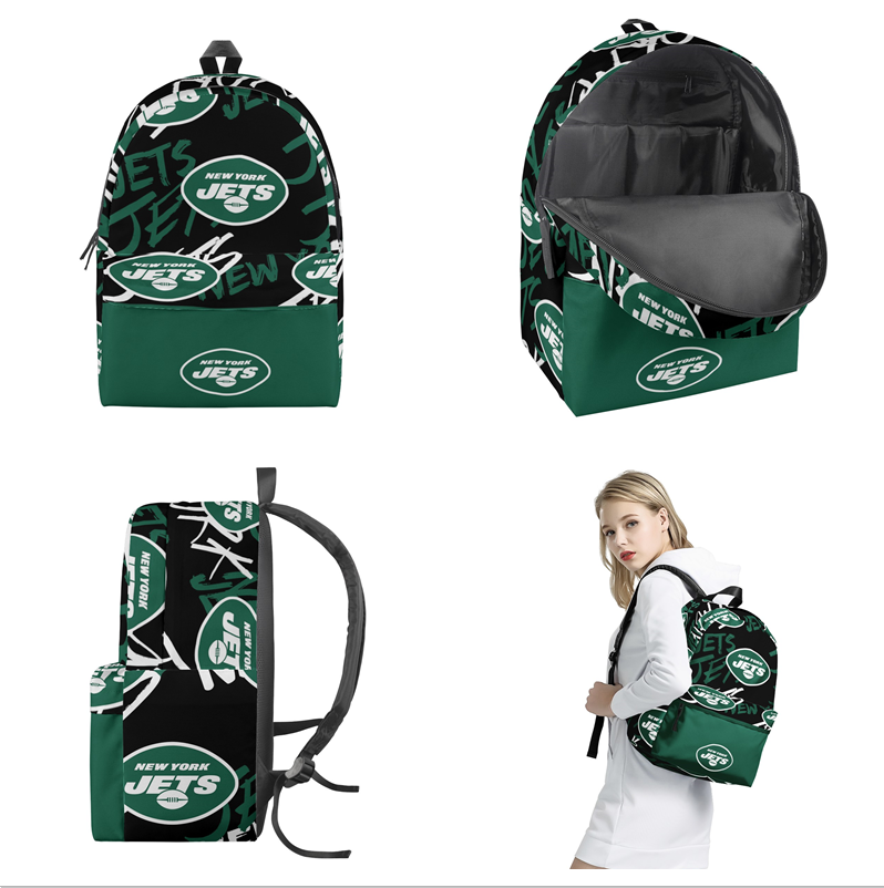 New York Jets All Over Print  Polyester Backpack 001