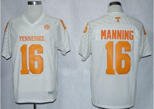 Youth's Tennessee Volunteers #16 Peyton Manning White New Stitched NCAA Jersey Youth's Tennessee Volunteers #16 Peyton Manning White New Stitched NCAA Jersey