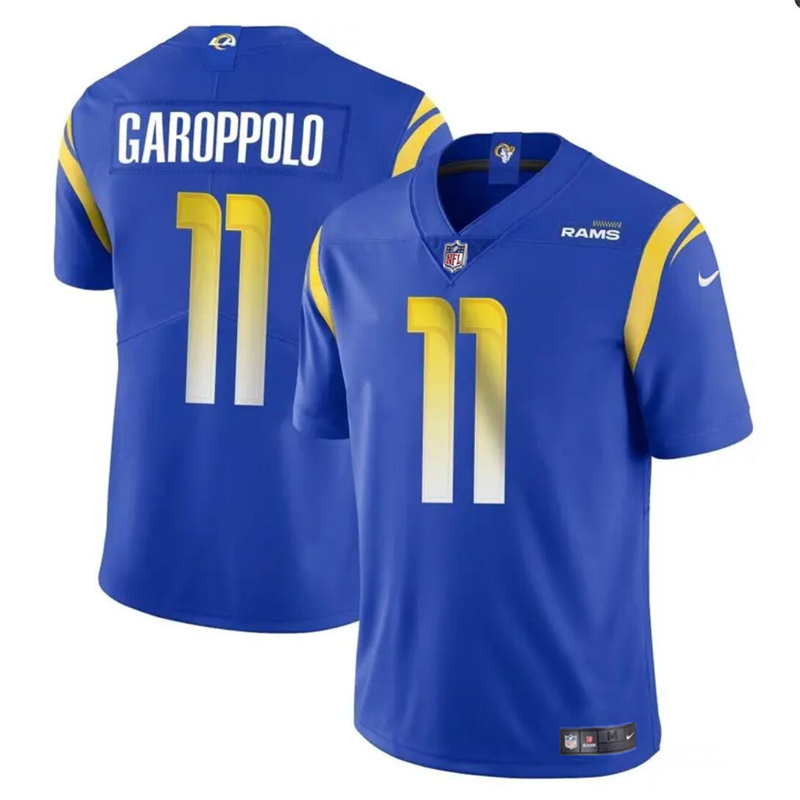 Youth Los Angeles Rams #11 Jimmy Garoppolo Blue Vapor Untouchable Stitched Football Jersey Youth Los Angeles Rams #11 Jimmy Garoppolo Blue Vapor Untouchable Stitched Football Jersey
