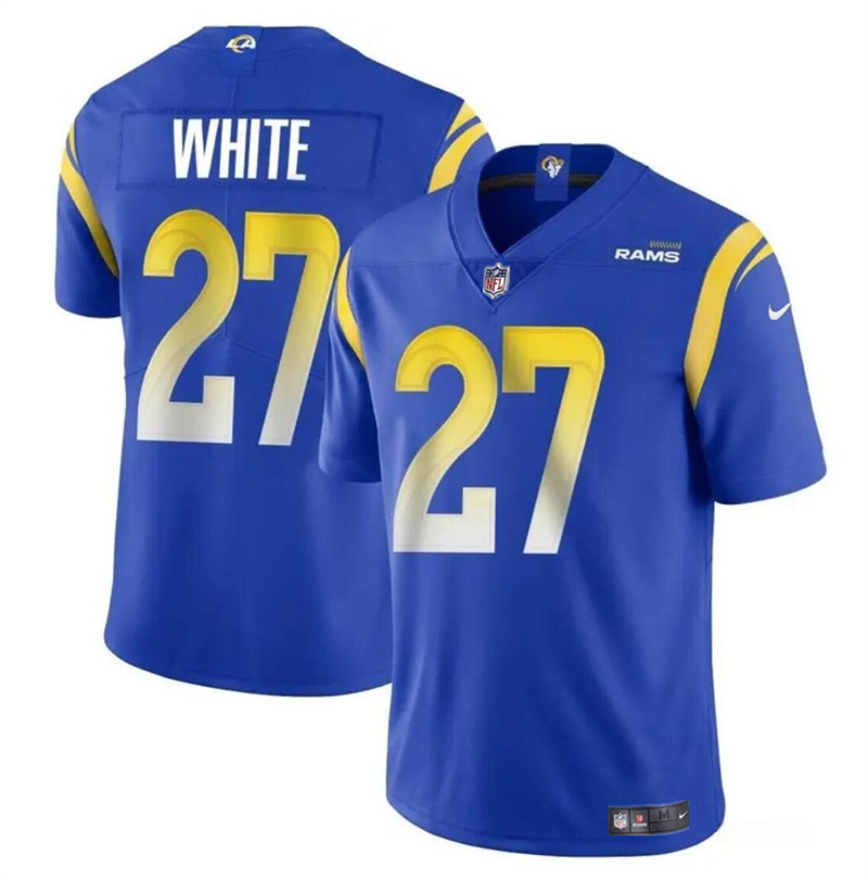 Youth Los Angeles Rams #27 Tre'Davious White Blue Vapor Untouchable Stitched Football Jersey Youth Los Angeles Rams #27 Tre'Davious White Blue Vapor Untouchable Stitched Football Jersey