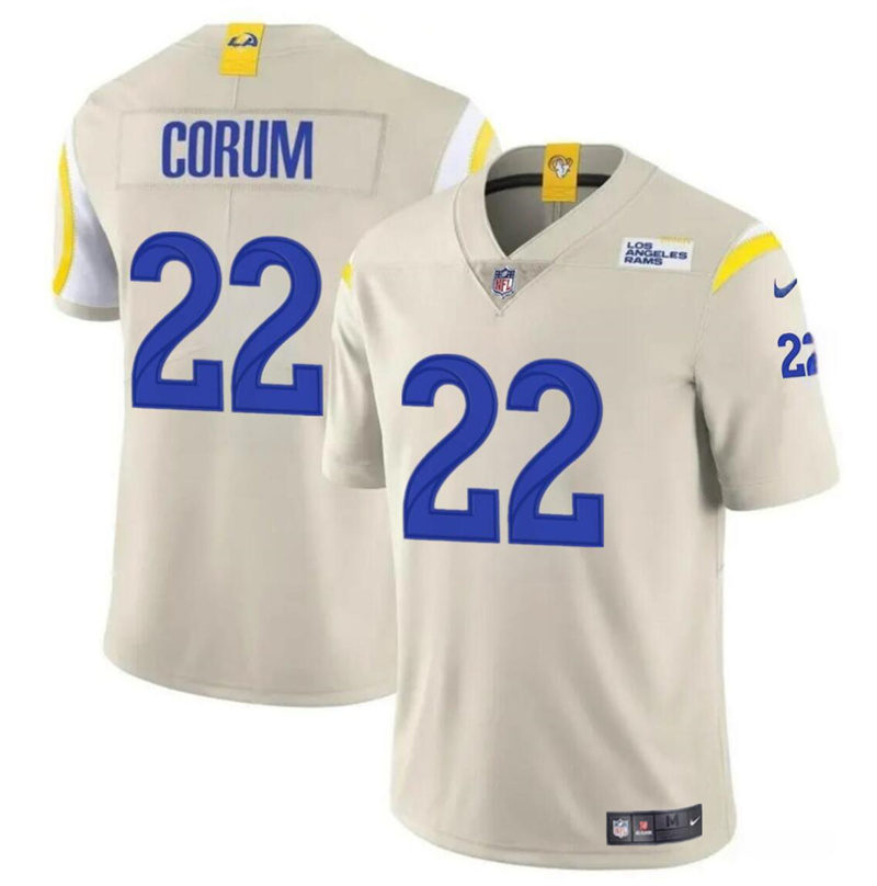 Youth Los Angeles Rams #22 Blake Corum Bone 2024 Draft Vapor Untouchable Stitched Football Jersey Youth Los Angeles Rams #22 Blake Corum Bone 2024 Draft Vapor Untouchable Stitched Football Jersey