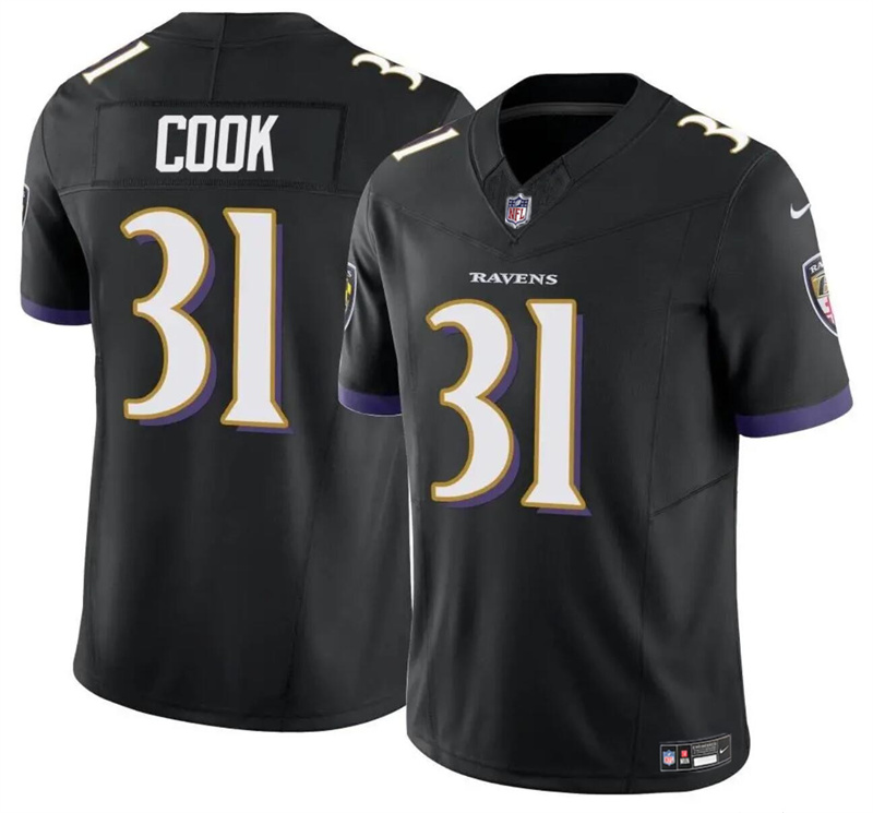 Youth Baltimore Ravens #31 Dalvin Cook Black 2024 F.U.S.E. Stitched Jersey Youth Baltimore Ravens #31 Dalvin Cook Black 2024 F.U.S.E. Stitched Jersey