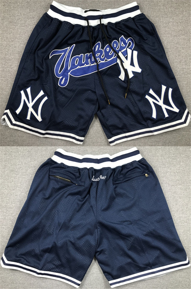 Men's New Yok Yankees Navy Shorts (Run Small) Men's New Yok Yankees Navy Shorts (Run Small)