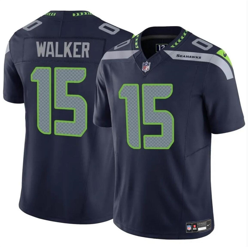 Youth Seattle Seahawks #15 P.J. Walker Navy 2024 F.U.S.E Vapor Limited Stitched Football Jersey Youth Seattle Seahawks #15 P.J. Walker Navy 2024 F.U.S.E Vapor Limited Stitched Football Jersey