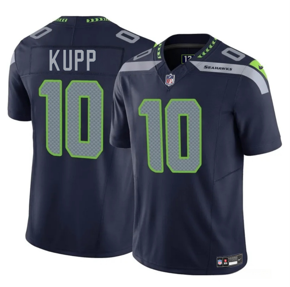 Youth Seattle Seahawks #10 Cooper Kupp Navy 2025 F.U.S.E Vapor Limited Stitched Football Jersey Youth Seattle Seahawks #10 Cooper Kupp Navy 2025 F.U.S.E Vapor Limited Stitched Football Jersey