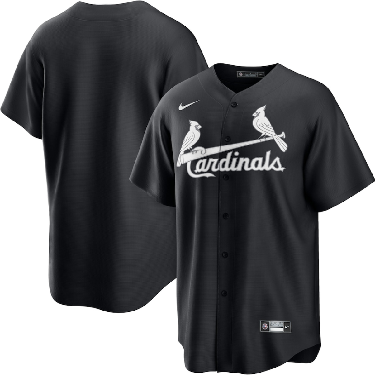 Men's St.Louis Cardinals Blank Black Lights Out Limited Stitched Baseball Jersey Men's St.Louis Cardinals Blank Black Lights Out Limited Stitched Baseball Jersey