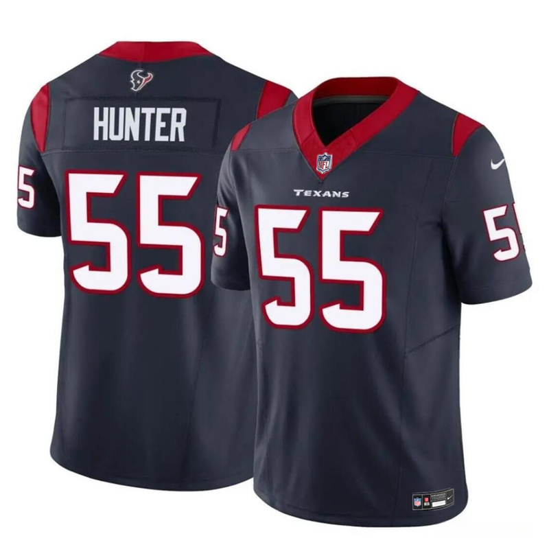 Youth Houston Texans #55 Danielle Hunter Navy 2024 F.U.S.E Vapor Untouchable Limited Stitched Football Jersey Youth Houston Texans #55 Danielle Hunter Navy 2024 F.U.S.E Vapor Untouchable Limited Stitched Football Jersey