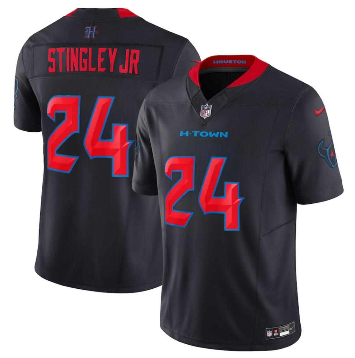 Youth Houston Texans #24 Derek Stingley Jr. Navy 2024 2nd Alternate F.U.S.E Vapor Stitched Football Jersey Youth Houston Texans #24 Derek Stingley Jr. Navy 2024 2nd Alternate F.U.S.E Vapor Stitched Football Jersey