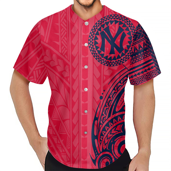 Men's New York Yankees Red Baseball Jersey Men's New York Yankees Red Baseball Jersey
