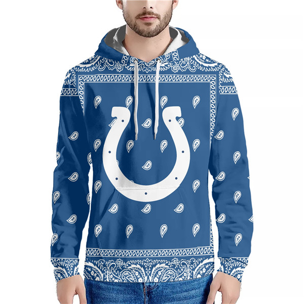 Men's Indianapolis Colts Blue Pullover Hoodie Men's Indianapolis Colts Blue Pullover Hoodie