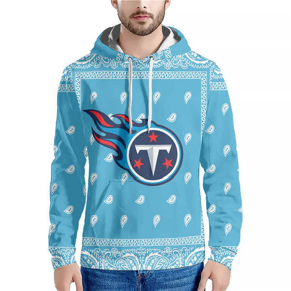 Men's Tennessee Titans Light Blue Pullover Hoodie