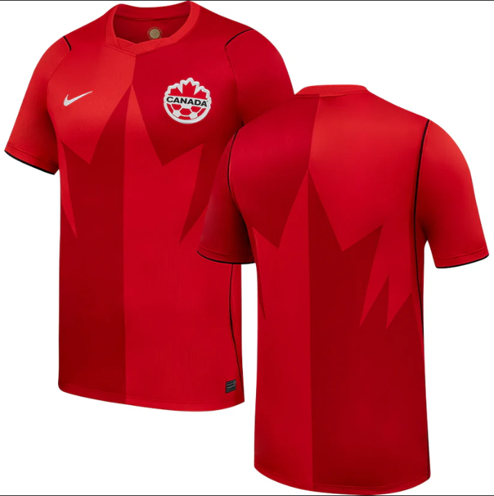 Women's Canada Custom Red 2026 World Cup Home Soccer Jersey Women's Canada Custom Red 2026 World Cup Home Soccer Jersey