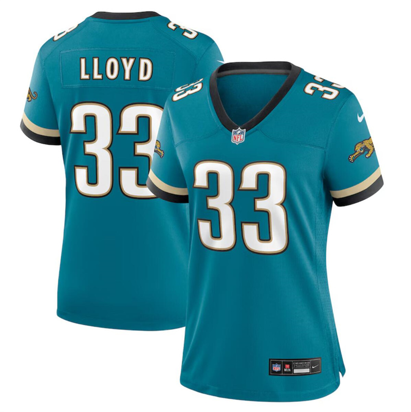 Women's Jacksonville Jaguars Active Player Custom 2024 Prowler Throwback Vapor Limited Stitched Football Jersey(Run Small)