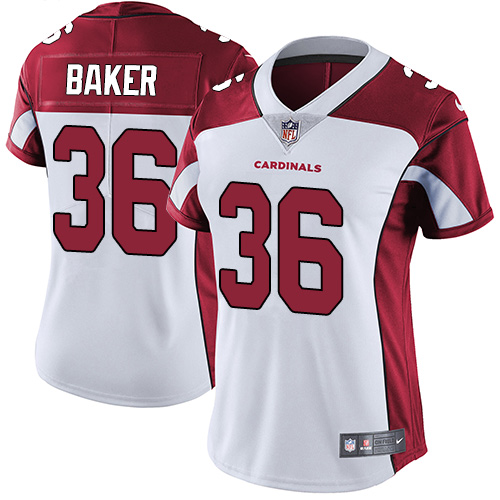 Nike Cardinals #36 Budda Baker White Women's Stitched NFL Vapor Untouchable Limited Jersey Nike Cardinals #36 Budda Baker White Women's Stitched NFL Vapor Untouchable Limited Jersey