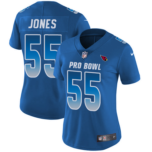 Nike Cardinals #55 Chandler Jones Royal Women's Stitched NFL Limited NFC 2018 Pro Bowl Jersey Nike Cardinals #55 Chandler Jones Royal Women's Stitched NFL Limited NFC 2018 Pro Bowl Jersey