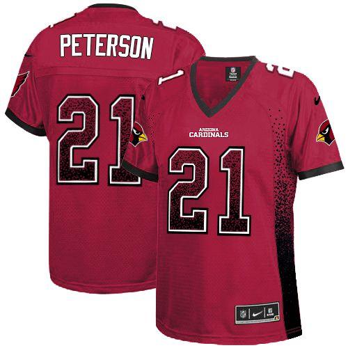 Nike Cardinals #21 Patrick Peterson Red Team Color Women's Stitched NFL Elite Drift Fashion Jersey Nike Cardinals #21 Patrick Peterson Red Team Color Women's Stitched NFL Elite Drift Fashion Jersey
