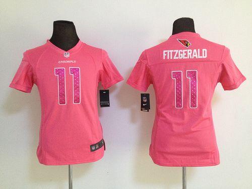 Nike Cardinals #11 Larry Fitzgerald Pink Sweetheart Women's Stitched NFL Elite Jersey Nike Cardinals #11 Larry Fitzgerald Pink Sweetheart Women's Stitched NFL Elite Jersey