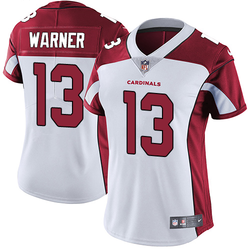 Nike Cardinals #13 Kurt Warner White Women's Stitched NFL Vapor Untouchable Limited Jersey Nike Cardinals #13 Kurt Warner White Women's Stitched NFL Vapor Untouchable Limited Jersey