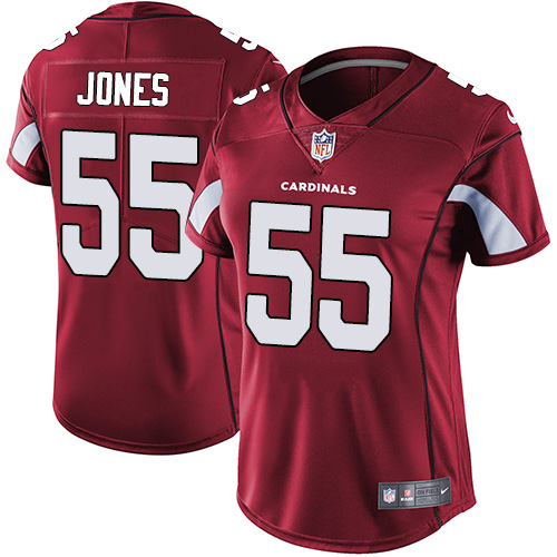 Nike Cardinals #55 Chandler Jones Red Team Color Women's Stitched NFL Vapor Untouchable Limited Jersey Nike Cardinals #55 Chandler Jones Red Team Color Women's Stitched NFL Vapor Untouchable Limited Jersey