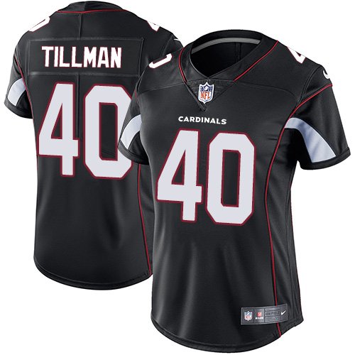 Nike Cardinals #40 Pat Tillman Black Alternate Women's Stitched NFL Vapor Untouchable Limited Jersey Nike Cardinals #40 Pat Tillman Black Alternate Women's Stitched NFL Vapor Untouchable Limited Jersey