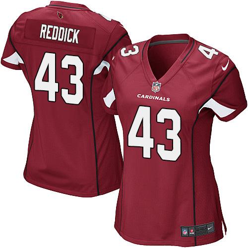 Nike Cardinals #43 Haason Reddick Red Team Color Women's Stitched NFL Elite Jersey Nike Cardinals #43 Haason Reddick Red Team Color Women's Stitched NFL Elite Jersey