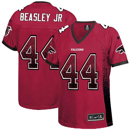 Nike Falcons #44 Vic Beasley Jr Red Team Color Women's Stitched NFL Elite Drift Fashion Jersey Nike Falcons #44 Vic Beasley Jr Red Team Color Women's Stitched NFL Elite Drift Fashion Jersey
