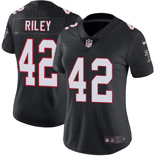 Nike Falcons #42 Duke Riley Black Alternate Women's Stitched NFL Vapor Untouchable Limited Jersey Nike Falcons #42 Duke Riley Black Alternate Women's Stitched NFL Vapor Untouchable Limited Jersey
