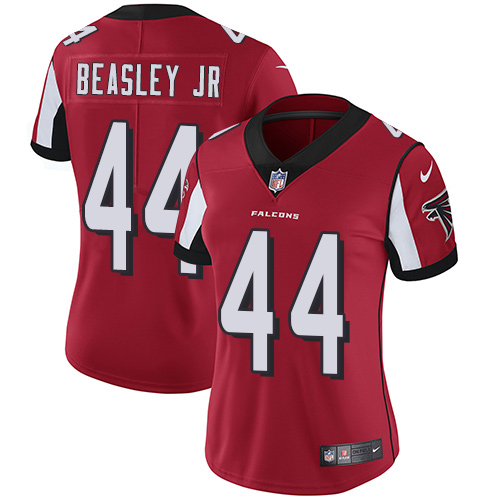 Nike Falcons #44 Vic Beasley Jr Red Team Color Women's Stitched NFL Vapor Untouchable Limited Jersey Nike Falcons #44 Vic Beasley Jr Red Team Color Women's Stitched NFL Vapor Untouchable Limited Jersey