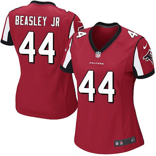 Nike Falcons #44 Vic Beasley Jr Red Team Color Women's Stitched NFL Elite Jersey Nike Falcons #44 Vic Beasley Jr Red Team Color Women's Stitched NFL Elite Jersey