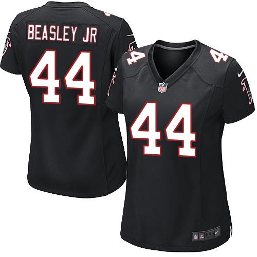 Nike Falcons #44 Vic Beasley Jr Black Alternate Women's Stitched NFL Elite Jersey Nike Falcons #44 Vic Beasley Jr Black Alternate Women's Stitched NFL Elite Jersey